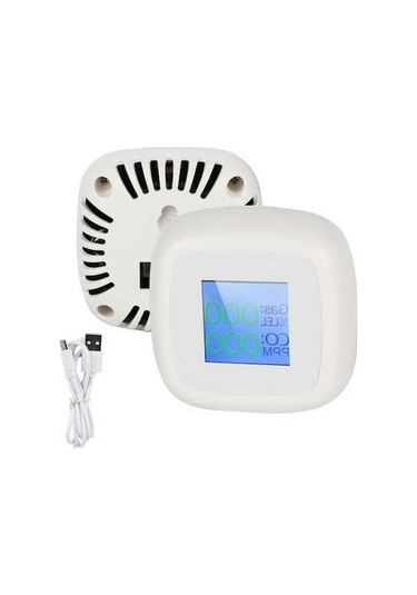 Fastbuy Doğal Gaz, Lpg Ve Karbon Monoksit Tespit Cihazı - Gaz Sızıntısı Alarmı - Normal Versiyon Wifi Yok