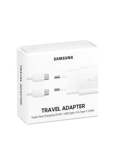 Ta800x 25w Type-c Hızlı Şarj Aleti Ve Kablo Set Beyaz Ep-ta800xwegww