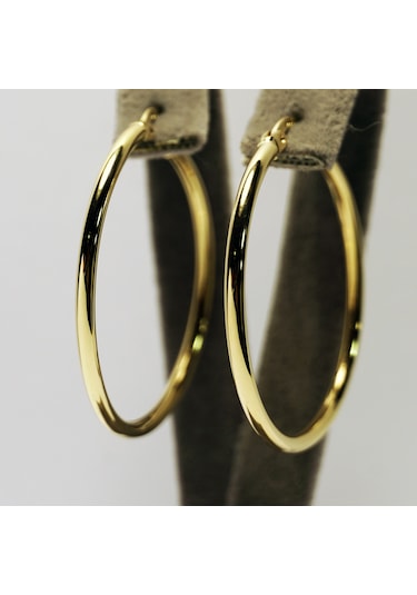 Halka Küpe Parlak Klasik 3 - 4 Cm - Göğüş