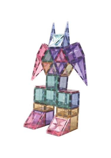 Cleverclixx Large Creative Pack Manyetik Bloklar, Pastel 125 Parça