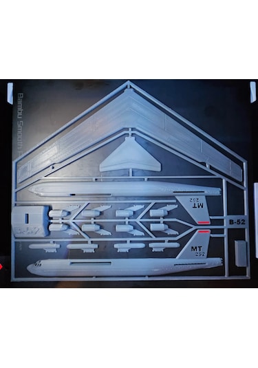 B52 Uçak Maket Kiti Kurulabilir Uçak Oyuncak Model Koleksiyon