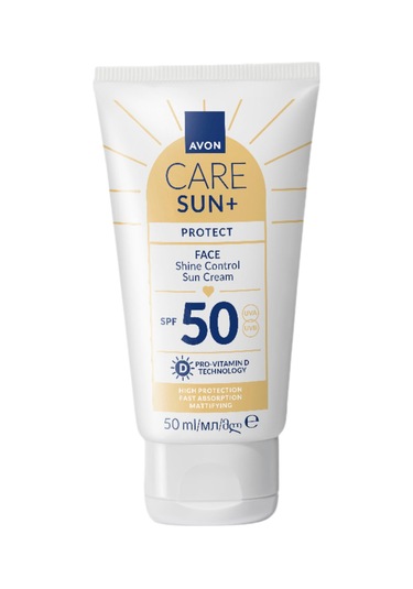 Avon Sun+ Protect Yüz İçin Parlaklık Kontrolü Güneş Kremi SPF50 50 ML