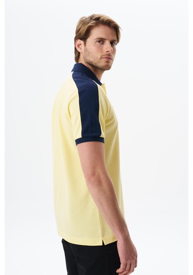 Arma Erkek Regular Fit Baskılı % 100 Pamuk Pike Polo Yaka Tişört Y29374356002 Sarı