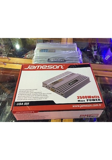 Jameson Usa 505 A 2500 Watt 4 Kanal Köprülenebilir Seri 2 Adet
