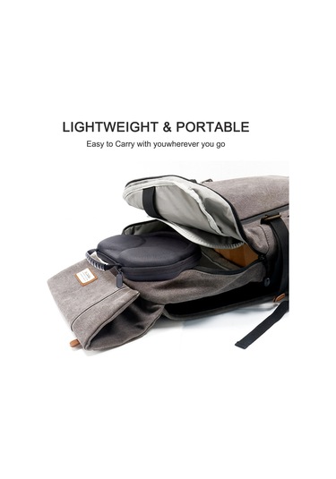 Padalink Kulaküstü Kulaklık Taşıma Kutusu, Eva Ve Oxford Kumaşı, Saçma Ve Darbeye Dayanıklı, 22x21x5.5cm, 152g Diğer