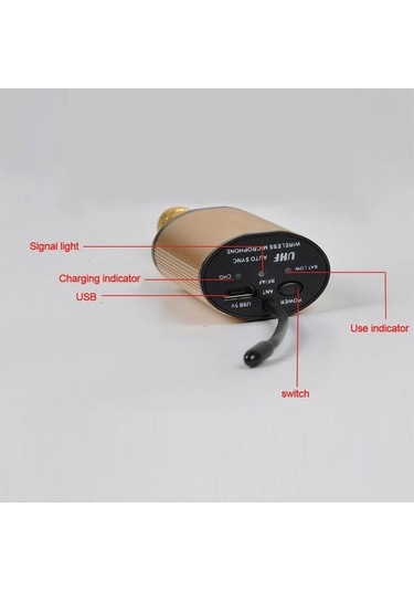 Wondernest Uhf Mikrofonu Mikrofonlu Konuşma Konferans Karaoke Kablosuz İçin Hoparlörü El Alıcı 681400133a Tb