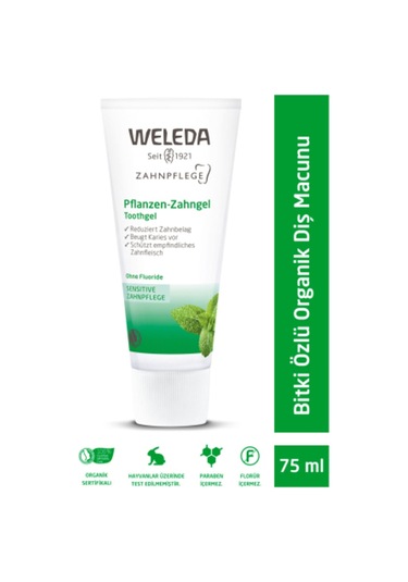 Weleda Bitki Özlü Organik Diş Macunu 75 ML
