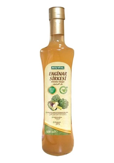 Aksu Vital Enginar Sirkesi Cam 500 ML