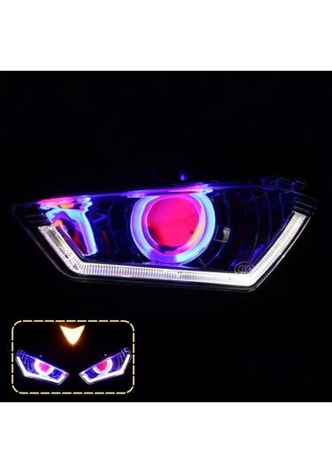Yamaha R3 R25 Ön Far 2015 2018 Model Özel Tasarım Mercekli Led Angel Gözlü Far Premium Kalite 1 ADET