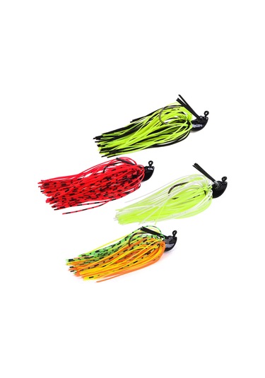 Springsun Yüksek Kaliteli 7g/10g Balık Avı Yemleri - Silikon Etekli Ve Çengelli Çeşitli Renkler