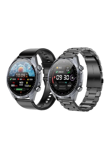 Spovan Cardio 3 EKG Tansiyon Analiz Şeker AI Akıllı Saat (Distribütör Garantili)