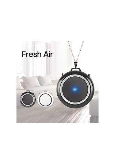 Qingmipy Taşınabilir Boyunluk Hava Temizleyici - Negatif İyonlu, 96% Temizlik, 24 Saat Kullanım