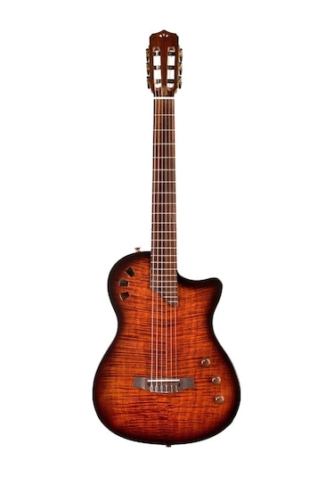 Cordoba Stage Thinbody Elektro Klasik Gitar Edgeburst