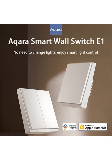 Ximistore9 Aqara E1 Zigbee 3.0 Akıllı Duvar Anahtarı - Uzak Kumanda, Hareket Sensörü İle Ev Otomasyonu, Tek Ateş Tek Tuş