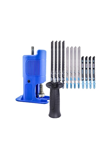 Fosenze Matkap Dönüştürücü - 12 Testere Uçlu Çok Amaçlı Elektrikli Testere Adaptörü