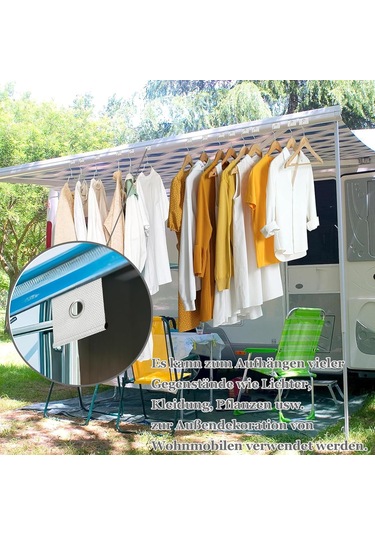 Boru Rayı Kancaları - 6 S Kancası - Boru Rayı Kancaları - Boru Rayı Aksesuarları - Güneş Yelkeni Ve Karavan Kancaları Diğer