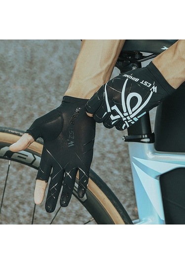 Pazly Soğutmalı Bisiklet Eldivenleri Esnek Yıkanabilir Hızlı Kuruyan Nefes Model Eldiven