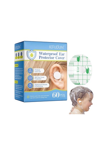 180 Adet Su Geçirmez Kulak Koruma Çıkartması, Çocuk Kulak Koruma