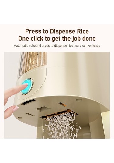 5kg Kapasiteli Pirinç Dağıtıcı, Büyük Sağlam Zarif Tahıl Kabı,