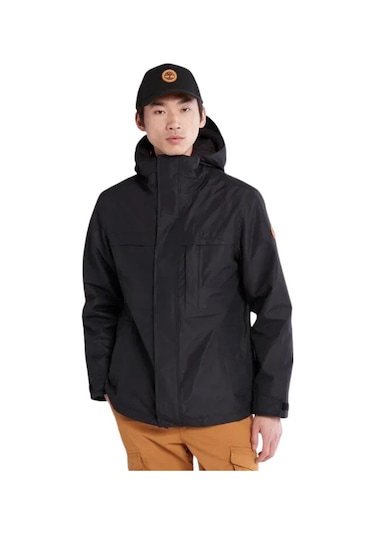 Timberland Water Resistant 3in1 Jacket Erkek Siyah Mont Siyah