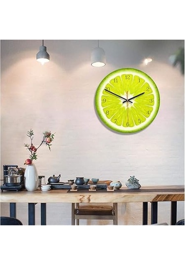 Akrilik Duvar Saati Mutfak Saati Ev İçin Sessiz Saat Diğer