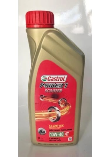 Pcx Castrol Power 1 Scooter 10W-40 Sentetik Motor Yağı 1 L
