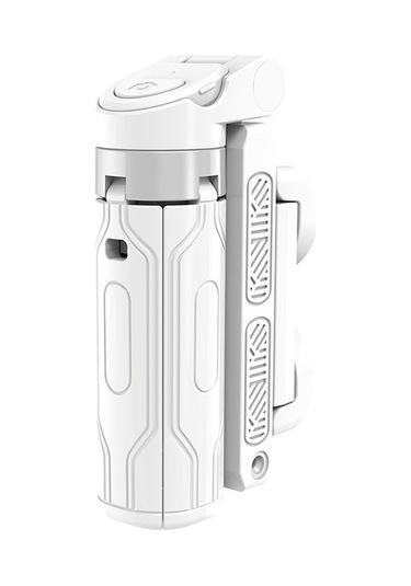 Geeksen Jc25 Bluetooth Kompakt Telefon Tripodu - 360 Derece Dönebilen, Işıklı Ve Folding Telefon Fotoğraf Çekim Aracı Siyah