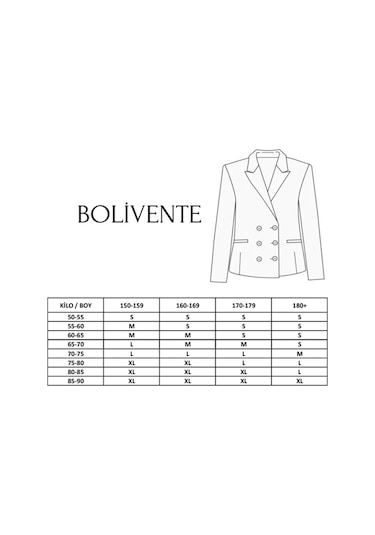 Siyah Kadın Düğmeli Oversize Blazer Ceket Siyah