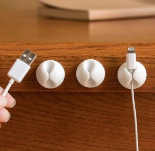 Siyah Beyaz Kablo Sabitleme Klipsi 10 Lu 4741