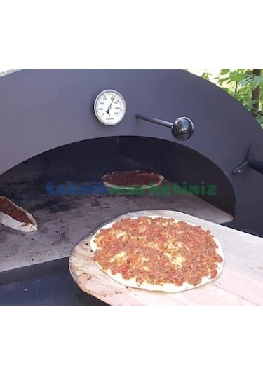 63 MM 500 C Derece 25 Cm Dalma Boylu Fırın Termometresi Pakkens