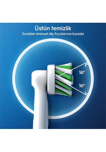Oral-B Cross Action Şarjlı Diş Fırçası Yedek Başlığı 6'lı