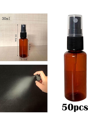 Suntek 50 Adet Sprey Şişe Plastik Mini Ev Kozmetik Şişe