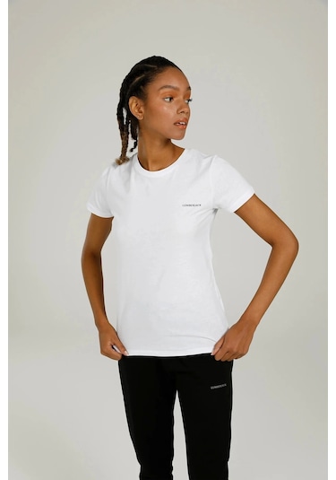 Lumberjack Ct122 0 Yaka Basic Bayan Body - Beyaz