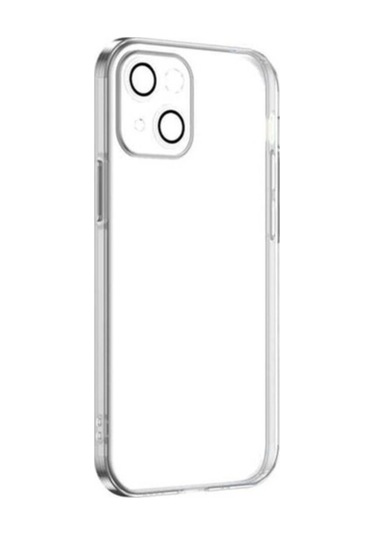 Apple Uyumlu iPhone 13 Mini Kılıf Zore Krep Kapak Renksiz