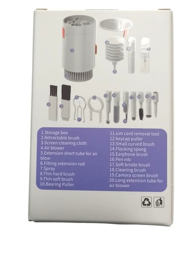 Temizleme Seti Pc Laptop, Kulaklık, Kamera, Airpods Kullanılabilir 20 İn1 Set Bilgisayar Klavyeleri