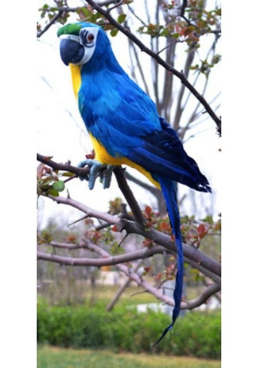 Suntek Yapay Tüylü Kuşlar Heykeli Gerçekçi Bahçe Heykel