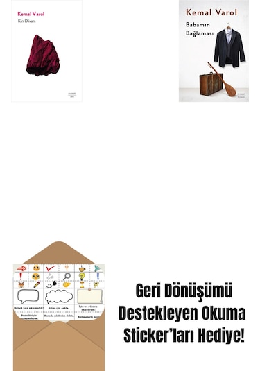 Kin Divanı + Babamın Bağlaması Ciltli + Okuma Sticker'ları