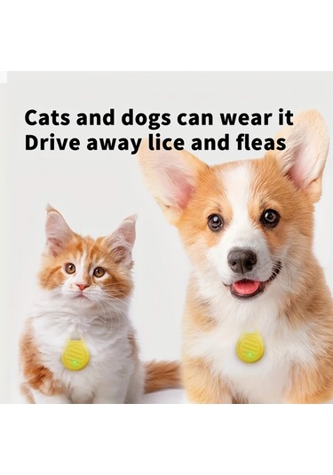 Lumaworld Ses Dalgası Teknolojili Evcil Hayvan Zararlı Kovucu - Usb Şarj Edilebilir Sarı