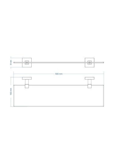 Deppot Fenice Krom Etajer A.1901 Krom