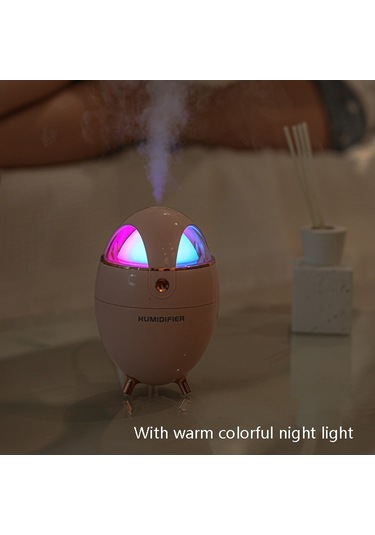 Y18 Mini Usb Yatak Odası Sprey Parlak Gece Lambası Nemlendirici Pembe