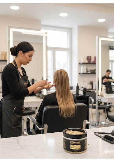 Exellent Professıonal Gold Pearl Hair Protein