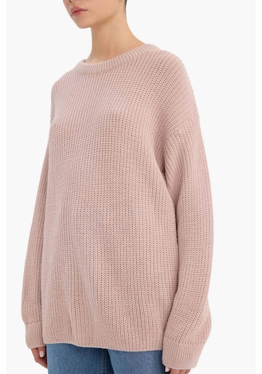 Defacto Regular Fit Bisiklet Yaka Selanik Kumaş Triko Kazak H6905az25wnpn402 Pembe-pn402 Defacto Regular Fit Bisiklet Yaka Selanik Kumaş Triko Kazak H6905az25wnpn402 Pembe-pn402