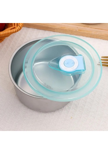 Geeroyoo Paslanmaz Çelik Kapaklı Hava Geçirmez Saklama Kabı - 500ml, Yemek Tazeliği Ve Organizasyon İçin İdeal Gümüş