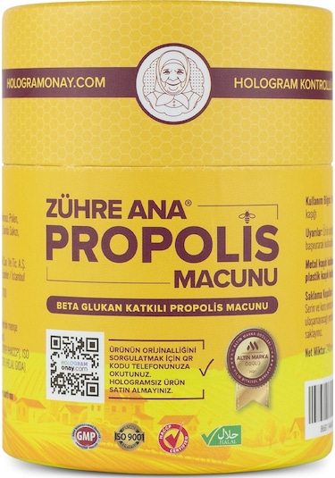 Zühre Ana Propolis Macunu - Beta Glukan ve Ginseng Katkılı