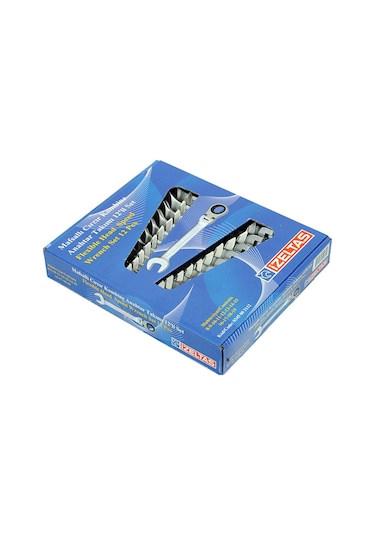 İzeltaş Mafsallı Cırcır Kombine Anahtar Takımı 12 Li – 0345002112