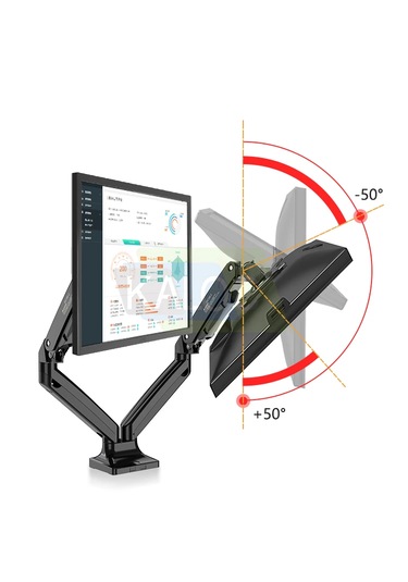 Ds110-2 ''17 -32" Aluminyum Monitör Tutucu Kol Amortisörlü Vesa