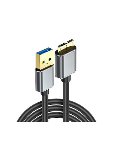 Qingmipy Usb3.0 Mikro Veri Kablosu, 1m Uzunlukta, Cep Diski Kutusu Ve Dizüstü Bilgisayarlar İçin Hızlı Transfer Kablo