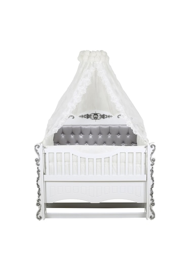 Setaymobilya Beşik, Payitaht Mdf Sallanan Beşik + Uyku Seti - Setay