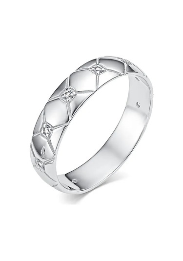 Lepta Rodhiyum Kaplamalı 925 Ayar Gümüş Yüzük 362004902 Gri