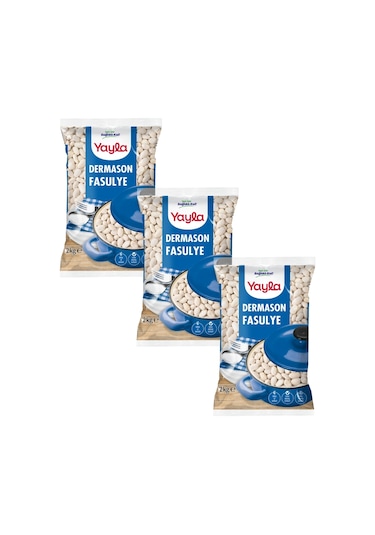 Yayla Dermason Fasulye 2 Kg X3